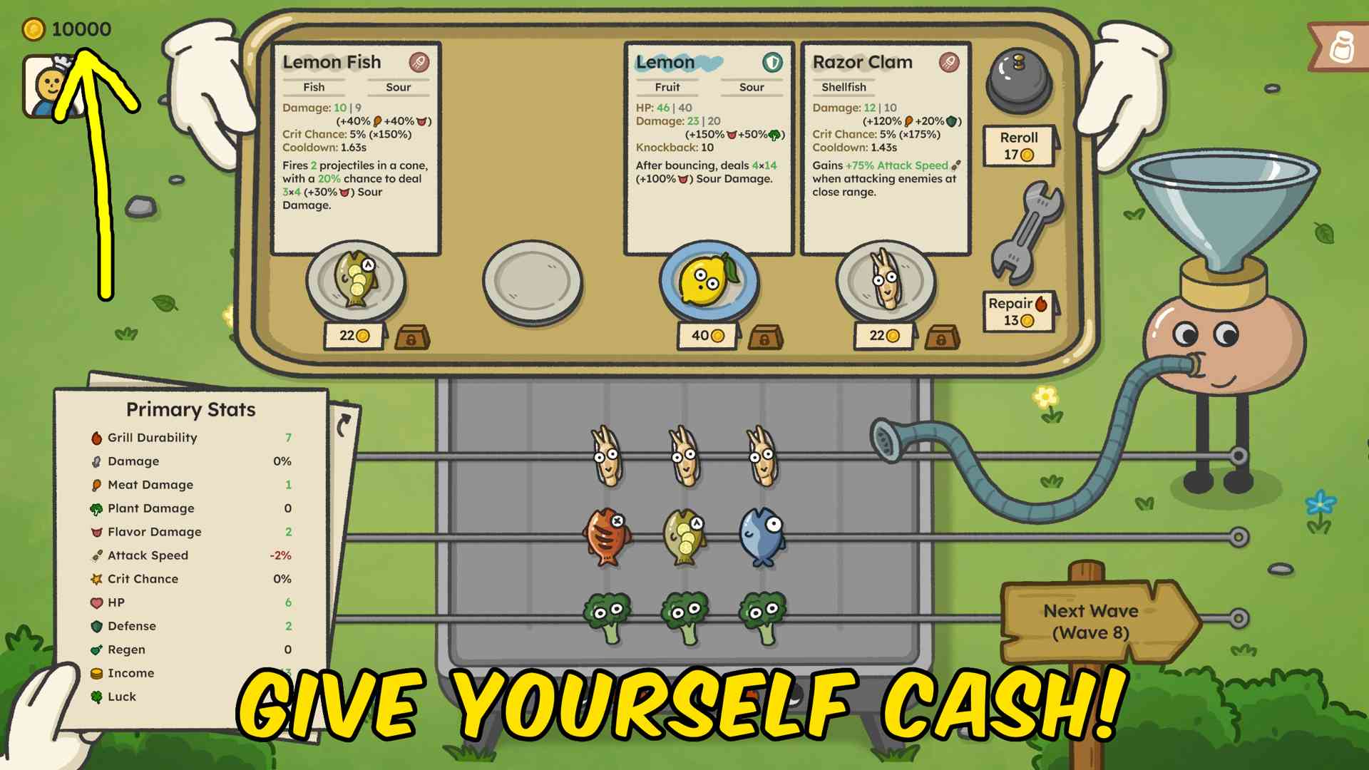 Skewer Squad — Give Coins (screenshot 2)